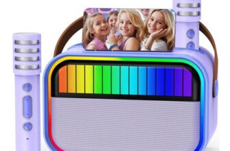 Lightning Deal-Ankuka Karaoke Machine for Kids and Adults, 2 Mics