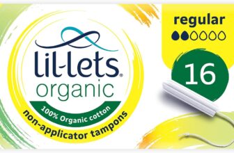Lil-Lets 16 Organic Non-Applicator Tampons Regular