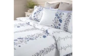 Lilac Stacey Solomon Blue Wildflowers Cotton Duvet Set King