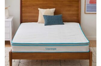 Linenspa Single Hybrid Mattress Memory Foam, Medium-Firm