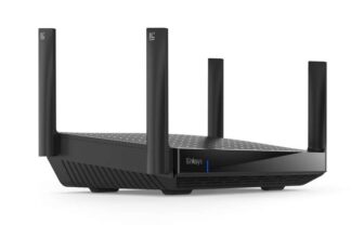 Linksys Hydra Pro 6E TriBand WiFi 6E Mesh Router, 6 GHz Up to 6.6 Gbps Speed, 2700 sq. ft Coverage, Works with Velop Mesh System