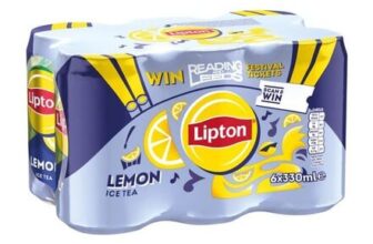 Lipton Lemon Iced Tea Cans 6 X 330ml
