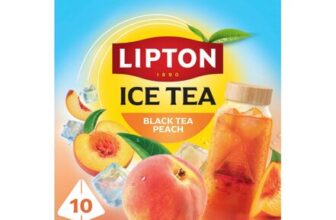 Lipton Peach Black Tea 10 Pyramid Bags Zero Calories