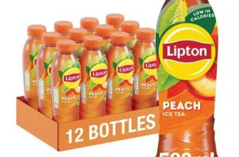 Lipton Peach Iced Tea, 12 x 500ml – in store price