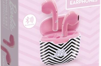 Lisciani – BARBIE Wireless Headphones for Teenage Girls From 12 Years – Secure Volume – Rechargeable Battery – Adjustable Comfort – Bluetooth Compatible – Develops Autonomy and Sense Of Rhythm