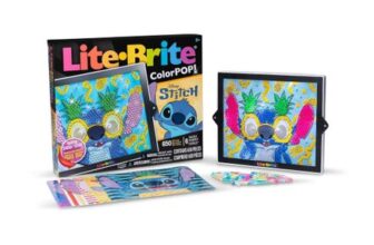 Lite-Brite Disney Stitch Light-up Toy, 6 Templates, 650 Pegs