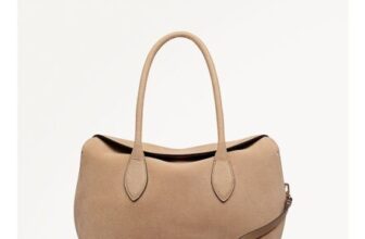 Liverpool Gardens – Suede Medium Ziptop Grab