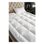 Living and Home 10cm Comfortable Quilted Mattress Topper, Single