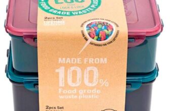 LocknLock Eco Food Storage Container Set of 2 with Lids