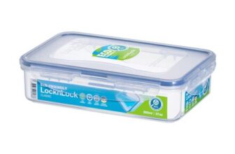 LocknLock Rectangular 800ml Clear Blue Container