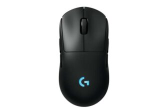 Logitech G PRO 2 Lightspeed Wireless Gaming Mouse, Ambidextrous, 4 Customisable & Switchable Buttons, 44K DPI Sensor, USB-C Charging Black