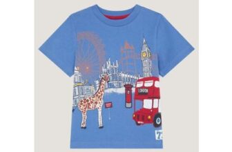 London Zoo Graphic T-Shirt Blue