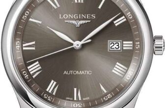 Longines Master Collection Automatic Watch, Sapphire Crystal, 40mm, Leather Strap, Model: L27934713
