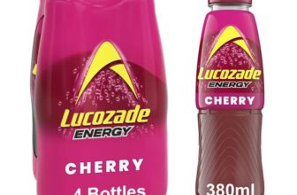 Lucozade Energy Cherry 380ml (Pack of 4) S&S £2.25