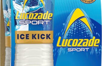 Lucozade Sport Ice Kick, Jude Bellingham Edition, 4x500ml, Isotonic sports drink with electrolytes and vitamin B3 Still Bursting with flavour