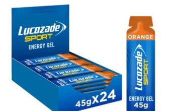 Lucozade Sport Orange Flavour Dual-Fuel Energy Gel 45g