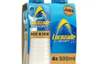 Lucozade SportDrink Ice Kick Jude Special Edition 4x500ml
