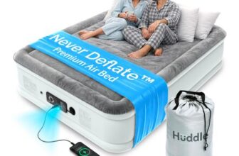 Luxury Air Bed Double with Built in Pump 135 X 190 X 46cm