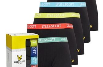 Lyle and Scott Vintage Mens Miller Five Pack Boxers Black Multi