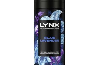 Lynx Fine Fragrance Collection Blue Lavender Premium Body Spray Mens Deodorant infused with lavender – £3.16 S&S