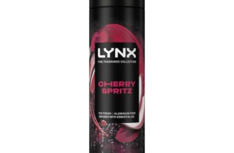 Lynx Fine Fragrance Collection Cherry Spritz Premium Body Spray Mens Deodorant, 200 ml
