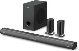 MAJORITY Everest Bluetooth 5.1 Surround Sound System, 3D Dolby Audio Soundbar 300W (Certified Refurbished) – Sold By Thorness Outlet