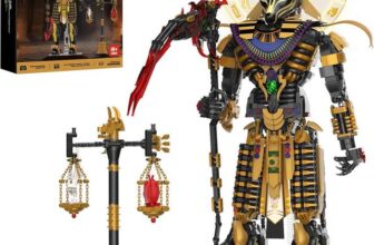 MBricklayer Anubis Mythical Brick Building Set, Light Up Halo, 3845 PCS, 66cm High, Sold by JMBricklayer / FBA