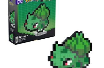 MEGA Pokmon Bulbasaur Building Set, 374 Pieces, Pixel Retro