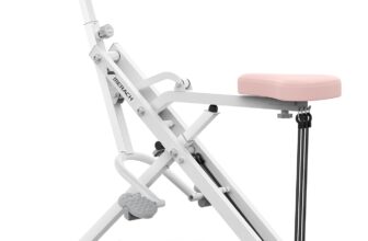 MERACH 2 in 1 Squat Rowing Machine, Easy Setup and Foldable Exercise Equipment, Glute Trainer, Glutes and Leg Home Workout
