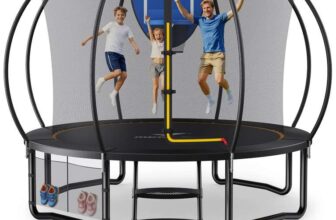 MERACH Trampoline 10ft, Outdoor Large Trampolines with Safety Net & Basket Ball Sold and fulfilled by MERACH DIRECT EU