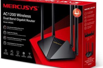 MERCUSYS MR30G WiFi Cable Router – AC 1200, Dual-band – Free C&C