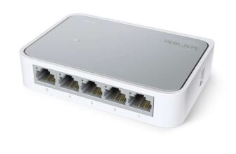 MERCUSYS TP-Link TL-SF1005D 5-Port 10-100 Mbps Desktop Ethernet Switch-Hub, Ethernet Splitter, Plug & Play