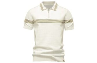 MODISHION Turn-down Short-Sleeve Polo Shirt