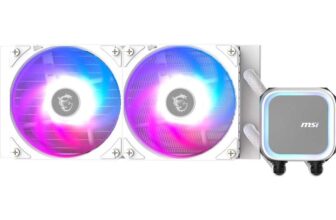 MSI MAG CORELIQUID A13 240 AIO CPU Liquid Cooler – White