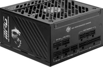 MSI MPG A850GS PCIE5 Power Supply Unit, 850W, 80 Plus Gold, ATX 3.1, PCIe 5.1 (A tier psu)
