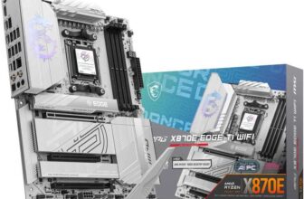 MSI MPG X870E Edge TI WiFi Motherboard, ATX, AM5-80A SPS VRM, DDR5 8400MT/s, PCIe 5.0×16, M.2 Gen5, Wi-Fi 7, 5G LAN sold by Amazon Resale