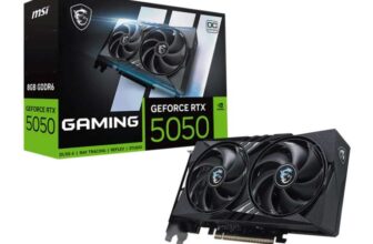 MSI NVIDIA GeForce RTX 5050 8GB GAMING OC Blackwell Graphics Card