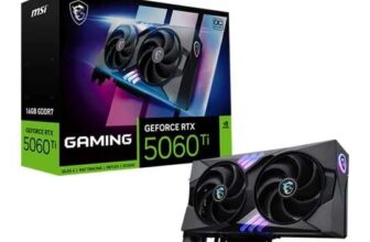 MSI NVIDIA GeForce RTX 5060 Ti 16GB Gaming OC Blackwell Graphics Card