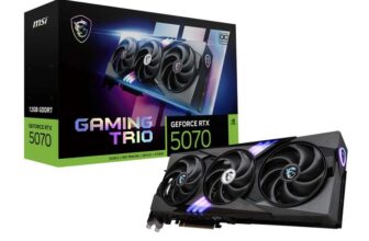 MSI NVIDIA GeForce RTX 5070 12GB Gaming Trio OC Blackwell Graphics Card