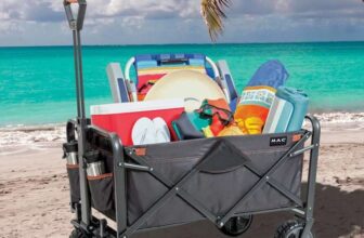 Mac Sports XL Steel Folding Wagon with Brakes At Checkout