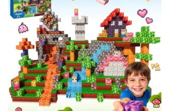 Magnetic Building Blocks, 100pcs, Educational STEM Toys for Ages 3-10