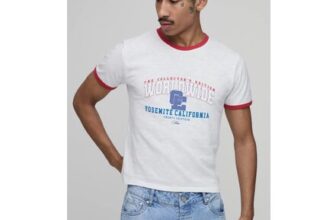 Man Collectors Edtn Worldwide Ringer Shrunken Boxy T-Shirt