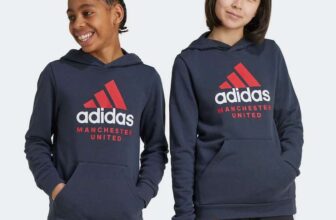 Manchester United x adidas Youth Manchester United Hoodie Kids Dark Grey