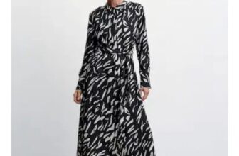 Mango Truman Midi Printed Dress