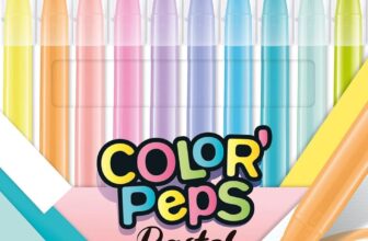 Maped Pastel Felt Tip Pens x10 Pastel Colouring Felt Pens Multicolour