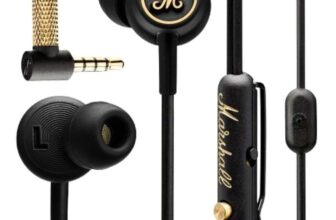 Marshall Mode EQ In-Ear Earphones – Black & Brass