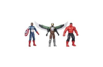 Marvel Captain America Pack of 3 Titan Hero Playsets