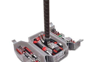 Marvel Mjolnir Hammer Tool Set Mighty Thor 44 Piece Toolkit Ukonic Official MCU License – Sold by Menkind / FBA
