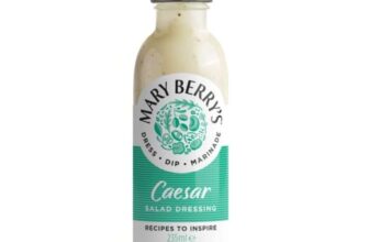Mary Berrys Caesar Salad Dressing – With Parmesan & Dijon 235ml