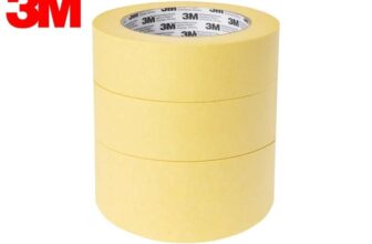 Masking Tape – 3 Pack (50m rolls in 3 widths: 19mm, 38mm, 50mm)